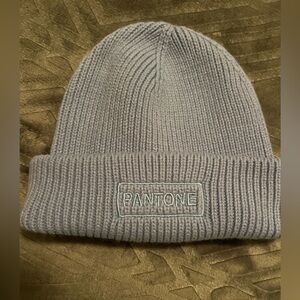 Pantone Light Baby Blue Knit Beanie